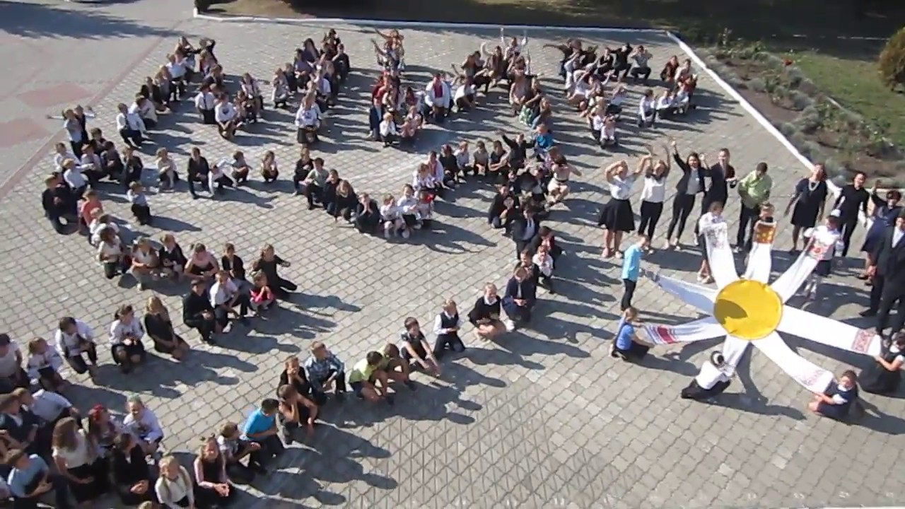 21.09.2018 Флешмоб до Міжнародного дня миру у Великоомелянському НВК 