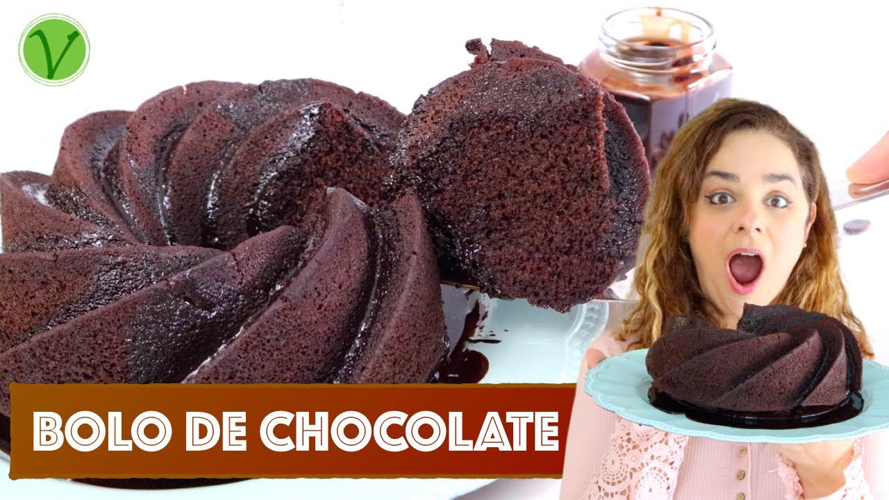 O MELHOR BOLO DE CHOCOLATE PRA QUEM NÃO SABE COZINHAR (SEM LEITE DE VACA/SEM OVO)