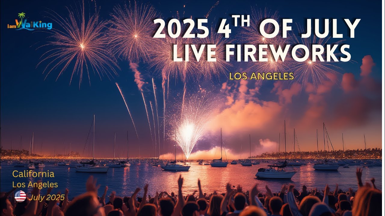 2025 4th of July Fireworks Live from Venice Beach