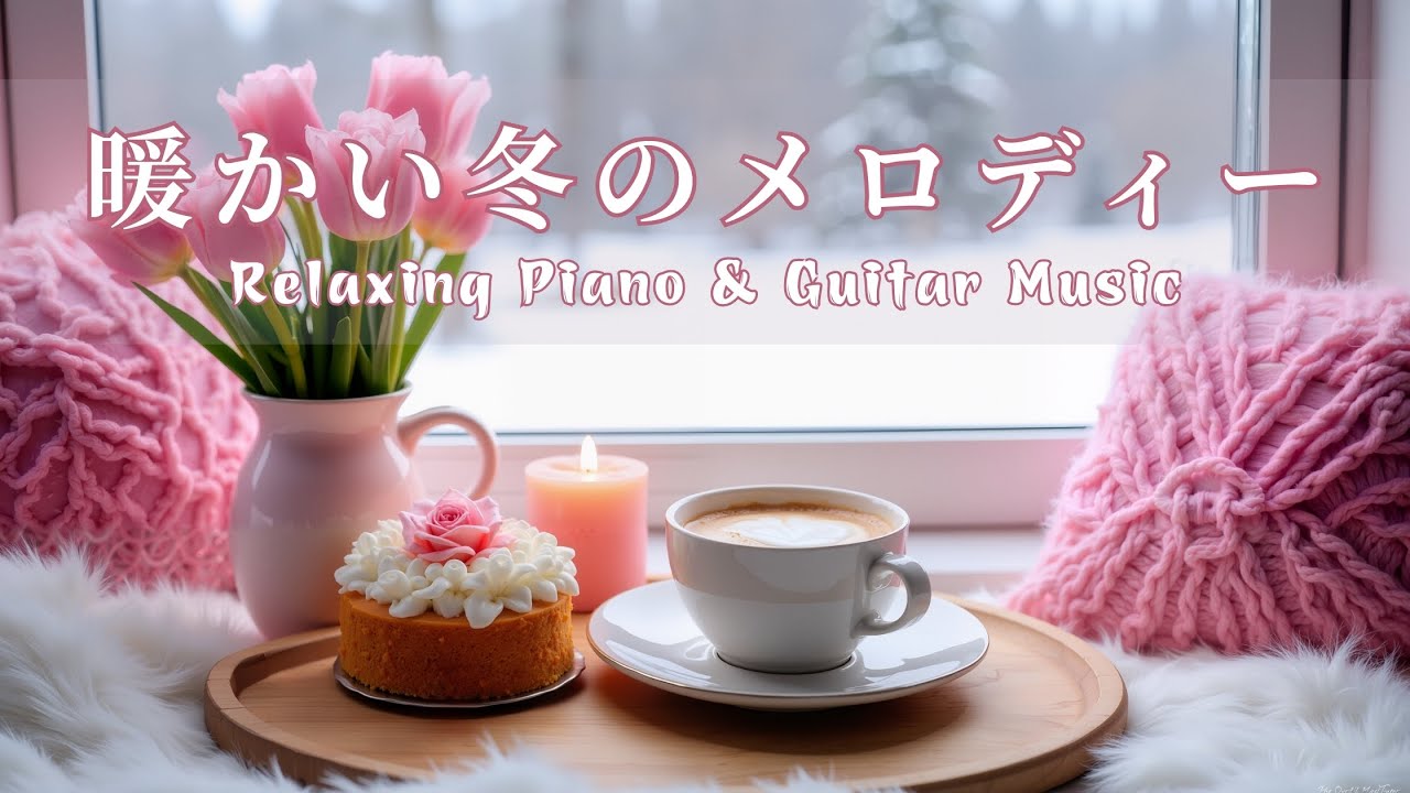【癒し・作業用BGM】暖かい冬のメロディー ☕🌷｜心を癒すピアノ＆ギターのやさしい音色｜リラックス・集中・読書・勉強用