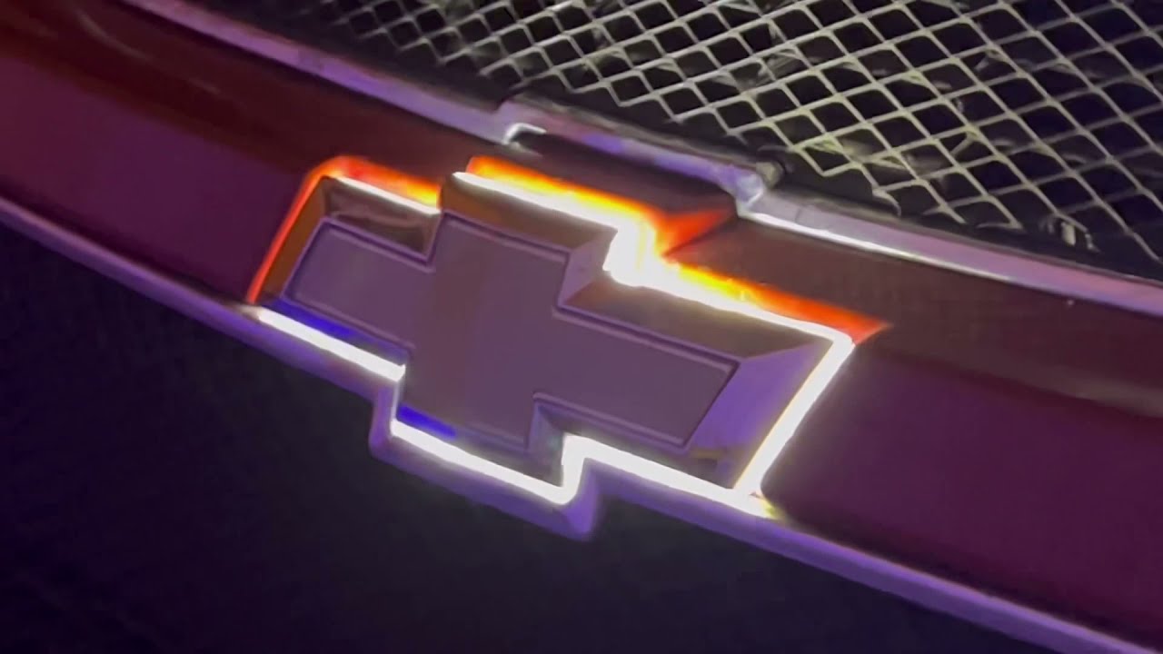 EMBLEMA CHEVROLET ILUMINADO