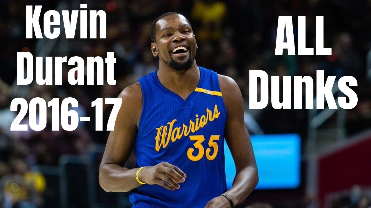 Kevin Durant 2016-17 ALL Dunks