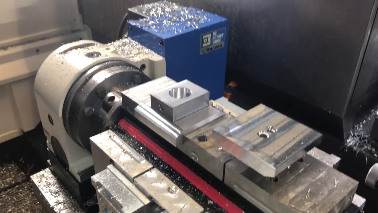Mazak VTC 530C - Siemens TAC - CHICK Spannturm 5 ML 1040 an Kitagawa Achse