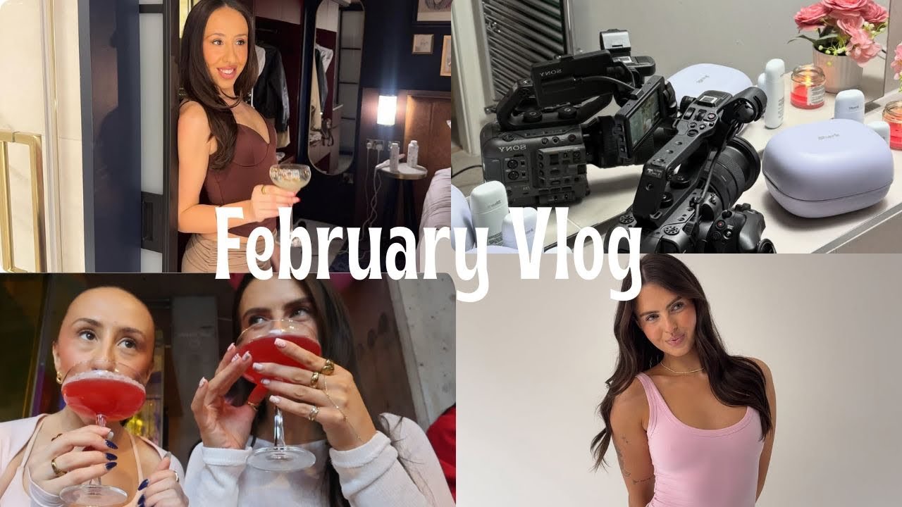 FEBRUARY VLOG - love month, shoot days, events