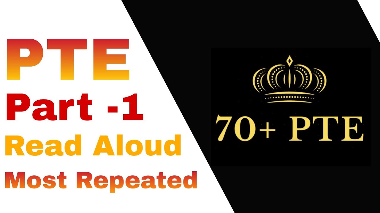 Read Aloud | (Part-1) | September Exam Prediction | 70 Plus PTE