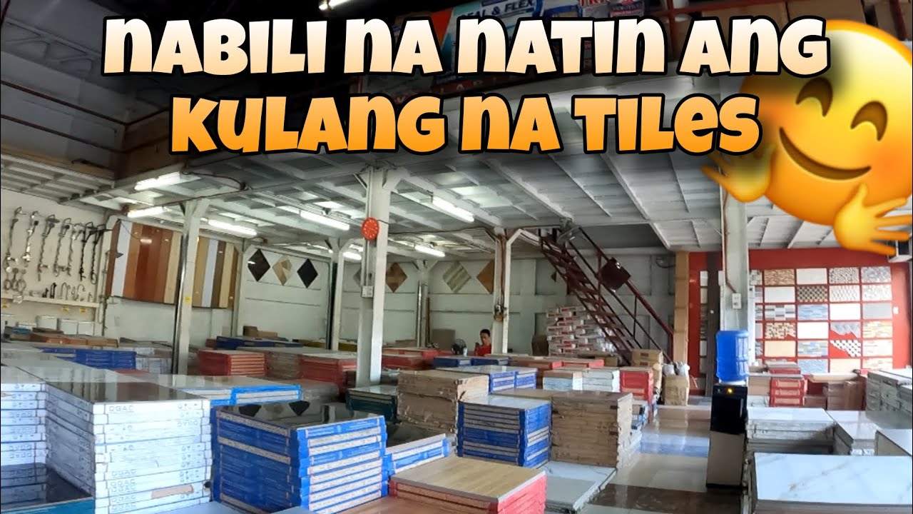 NAMILI NA KAMI NG KULANG SA TILES  I NAGLAGAY NA DIN KAMI NG CANOPY SA TERRACE 