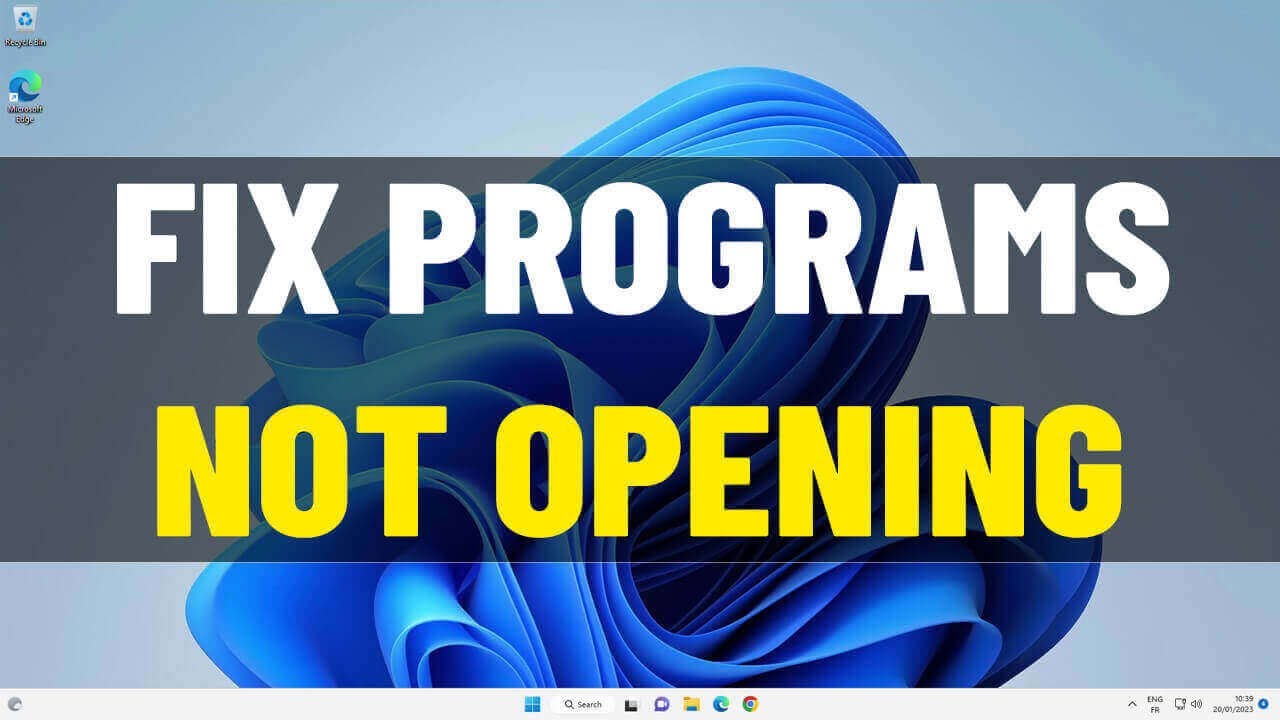 Решение : не запускаются программы в Windows 11 / 10 / 8 / 7 | Fix Programs Not Opening ✅