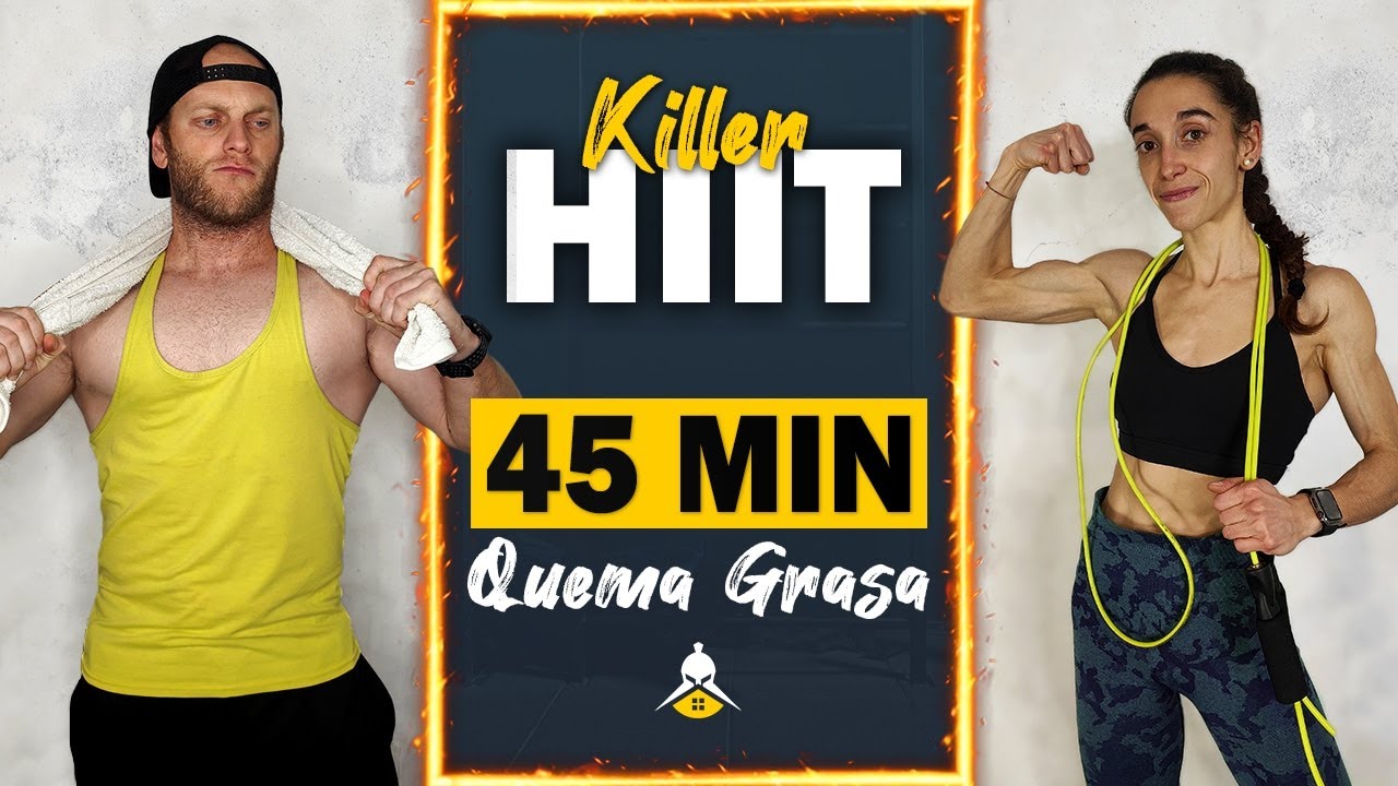 HIIT 45 MINUTOS para QUEMAR GRASA | Ganar CARDIO y FUERZA en TODO EL CUERPO 💥
