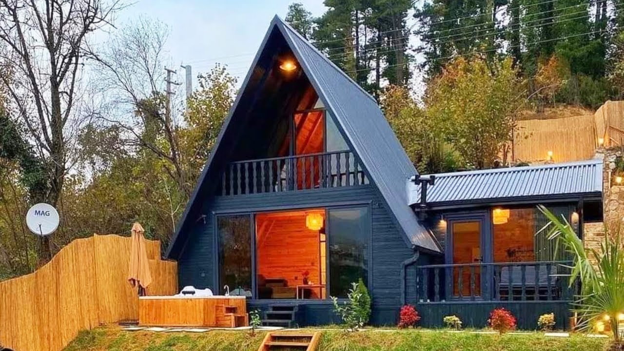 The Coziest  Sapanca Oreo A-frame Bungalow I've Ever Seen