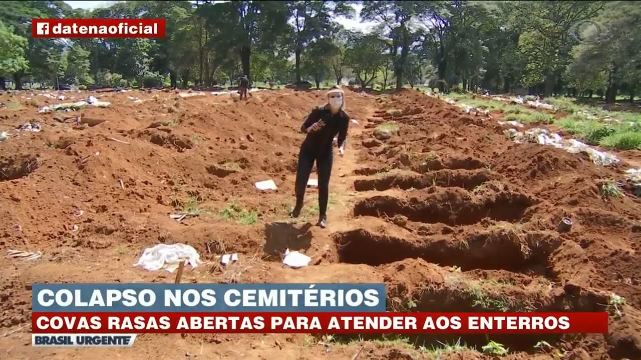 BRASIL URGENTE MOSTRA COLAPSO EM CEMITÉRIOS | BRASIL URGENTE