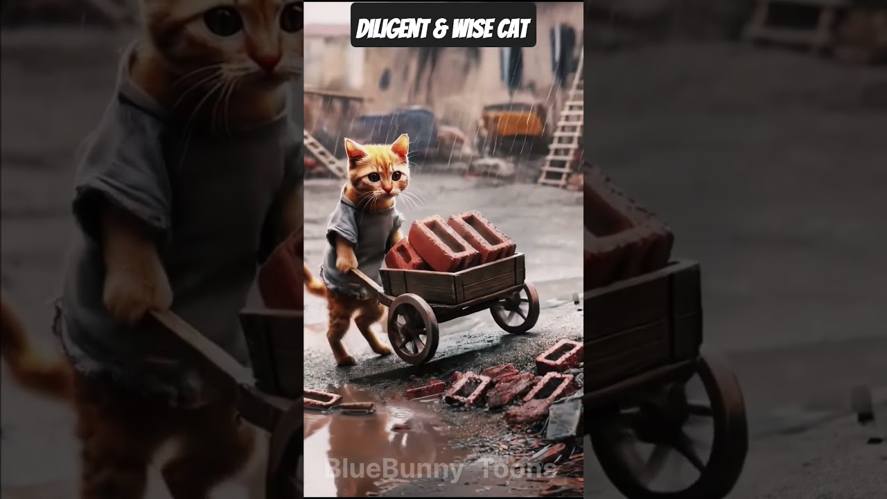 #Diligent & wise Cat #shortstory