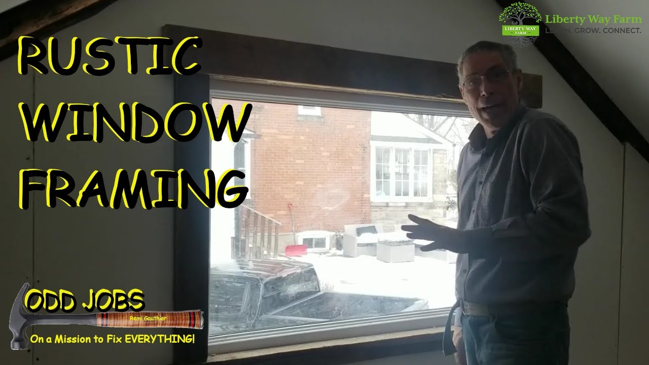 Rustic Window Framing