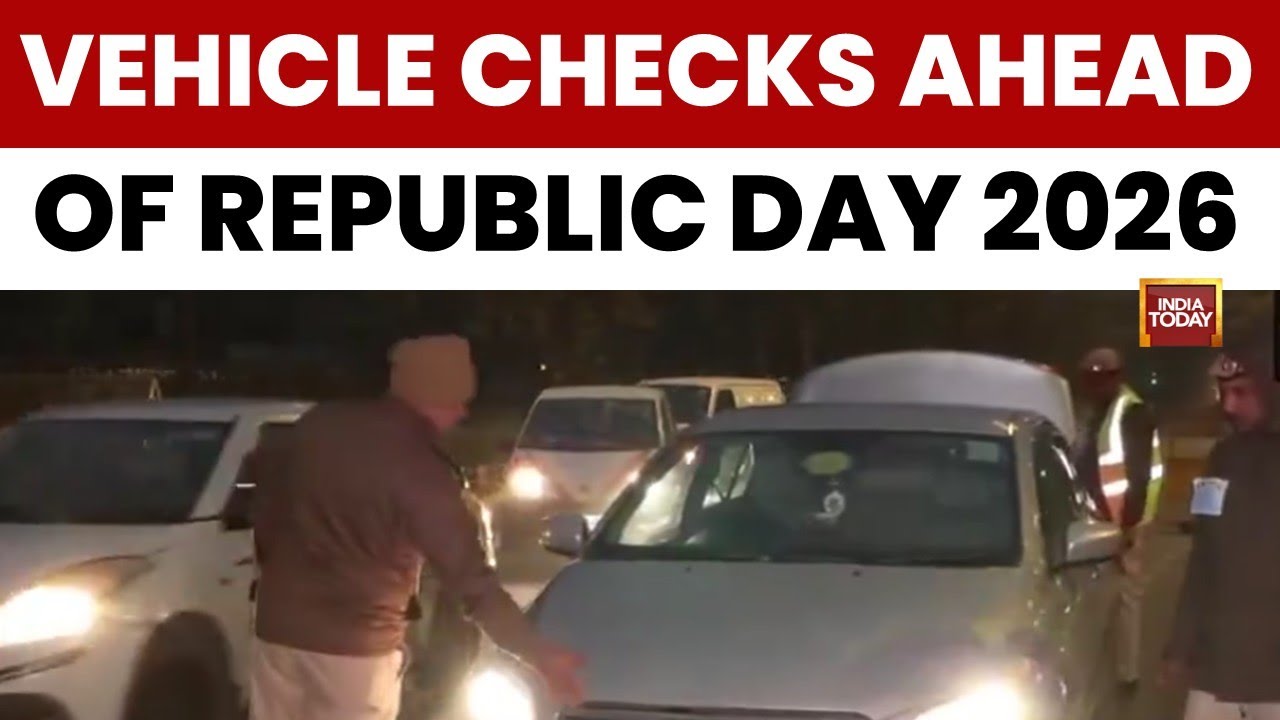 Republic Day 2026 News: Delhi Police Hold Security Check Ahead of the Republic Day | India Today