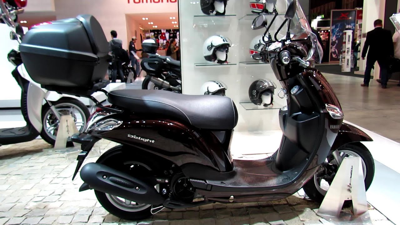 2014 Yamaha D'Elight Scooter Walkaround - 2013 EICMA Milano Motorcycle Exhibition