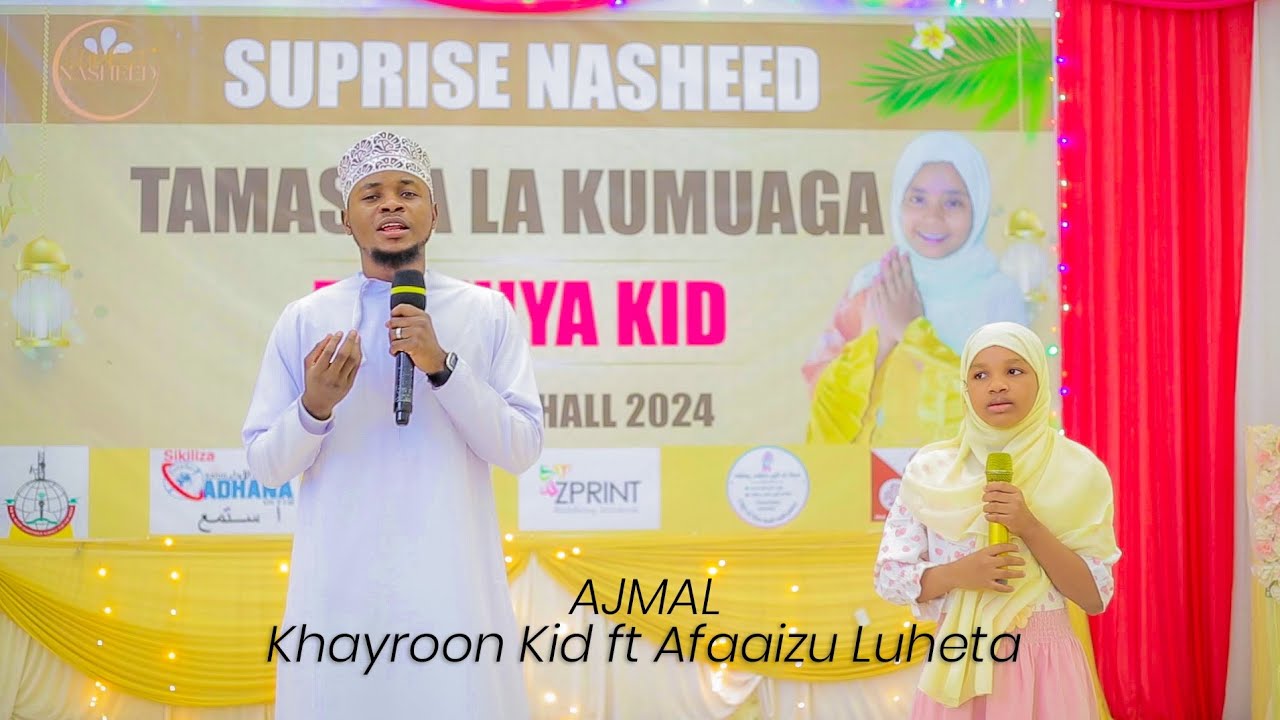 Khayroon kid ft Afaaizu luheta wafanya makubwa kwenye tamasha la Surprise nasheed Zanzibar.