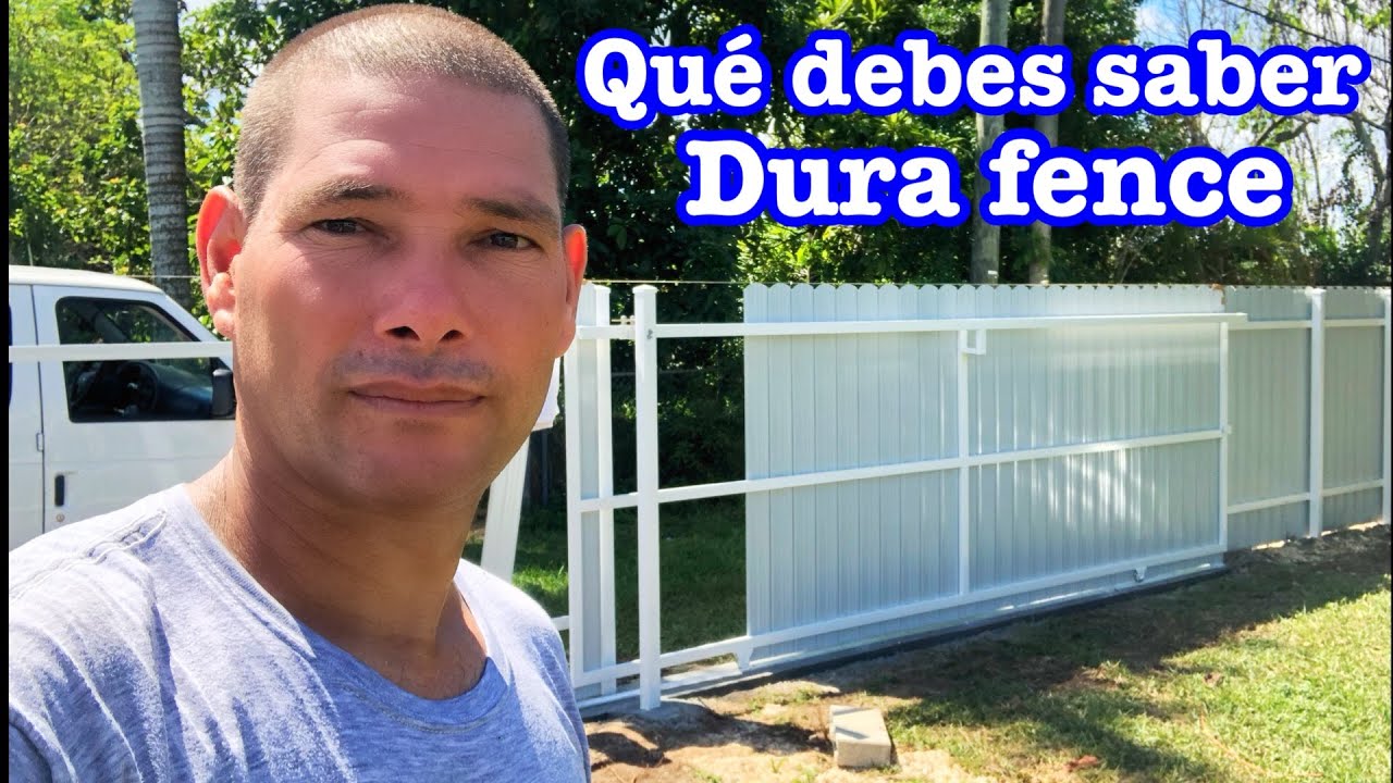 Dura fence Como instalar una puerta de Corredera de una cerca