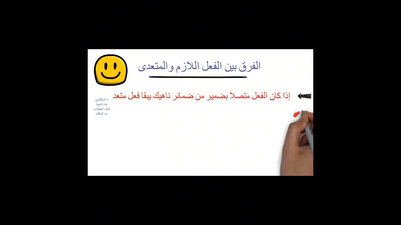 مش هتلخبط تاني بين اللازم والمتعدي! | شرح وايت بورد بسيط