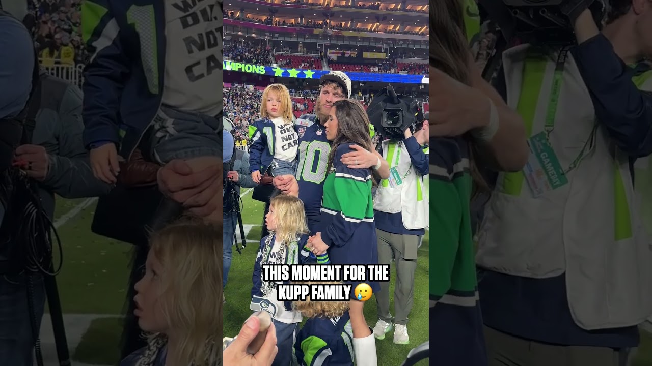 Cooper Kupp celebrating with the people he loves most ❤️