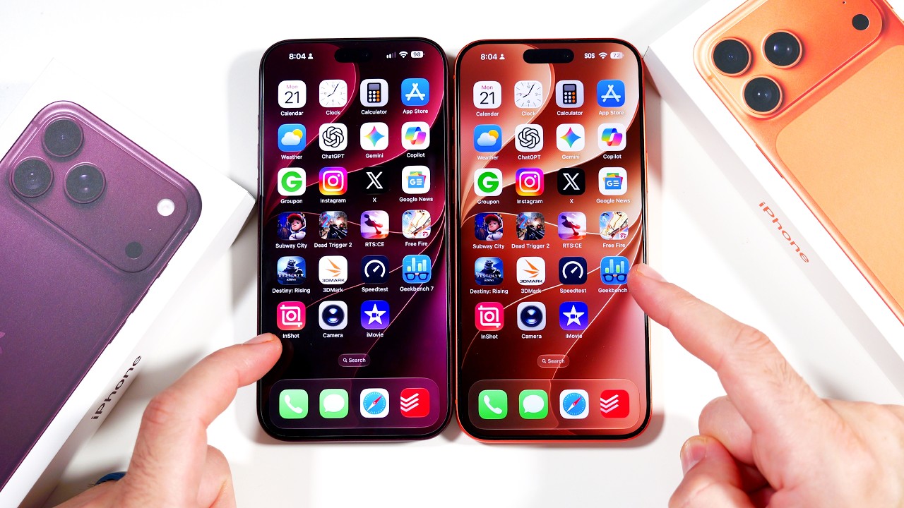 iPhone 18 Pro Max vs iPhone 17 Pro Max Speed Test