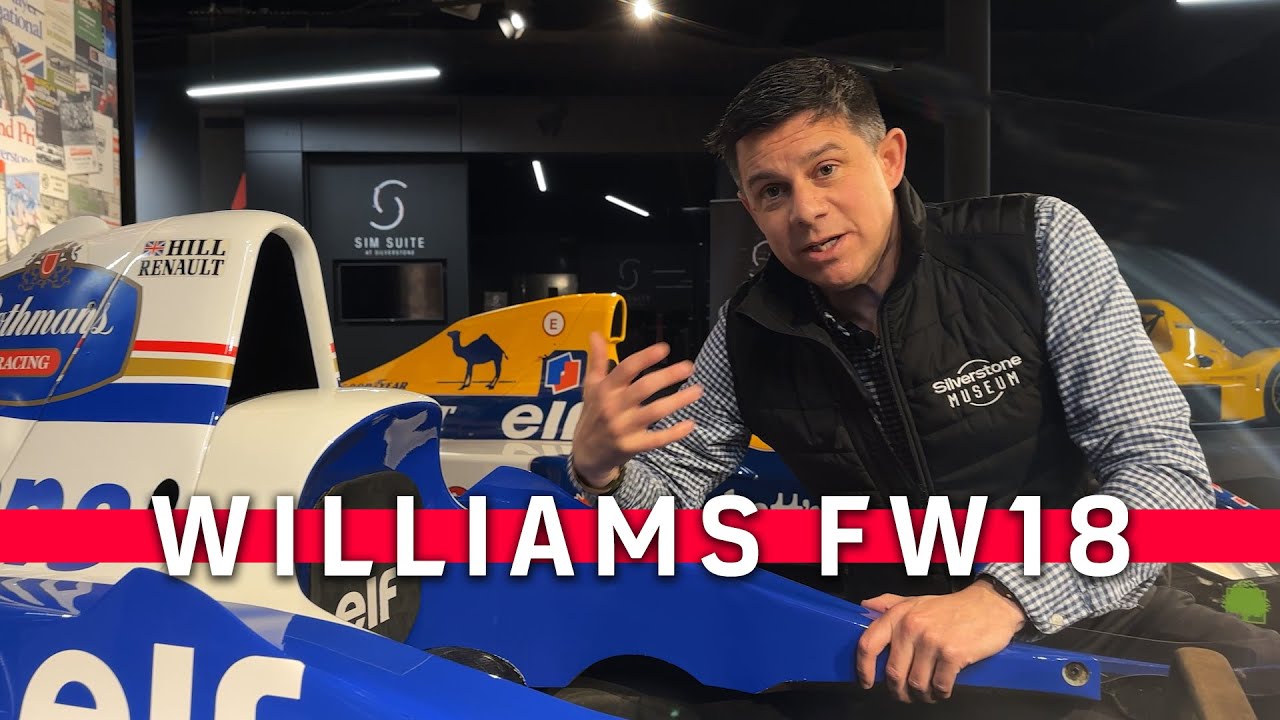 DAMON HILL'S WILLIAMS FW18 IS HERE!!! | Silverstone Museum Vodcast ep 1