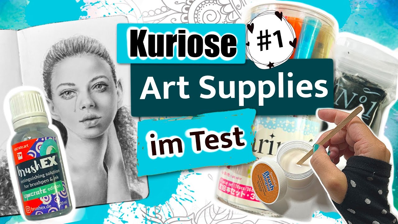 Im Test: KURIOSE Art Supplies, die man (NICHT??) haben muss TEIL 1