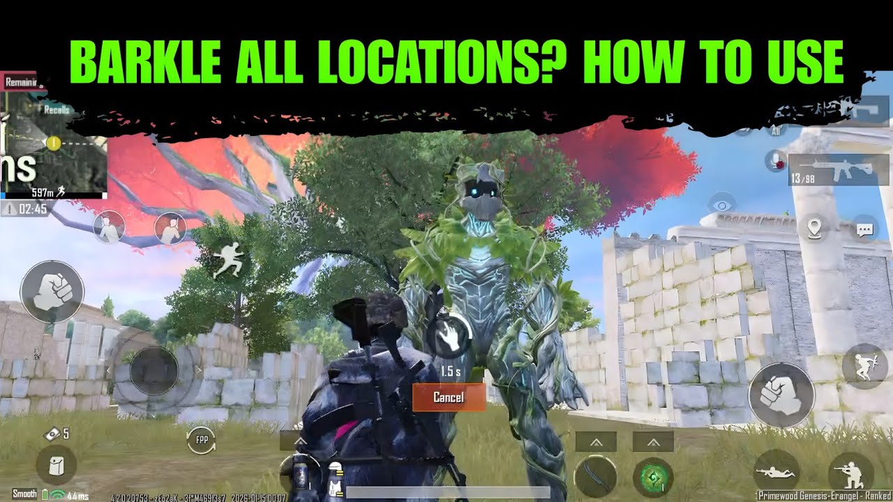 😍 How To Get Barkle In BGMI / PUBG 4.2 Update | Barkle Kaha Milega Exact Locations & How To Use?