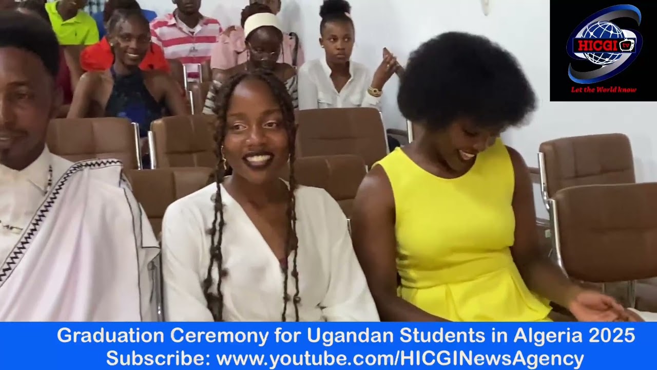 Graduation Ceremony for Ugandan Students in Algeria. 