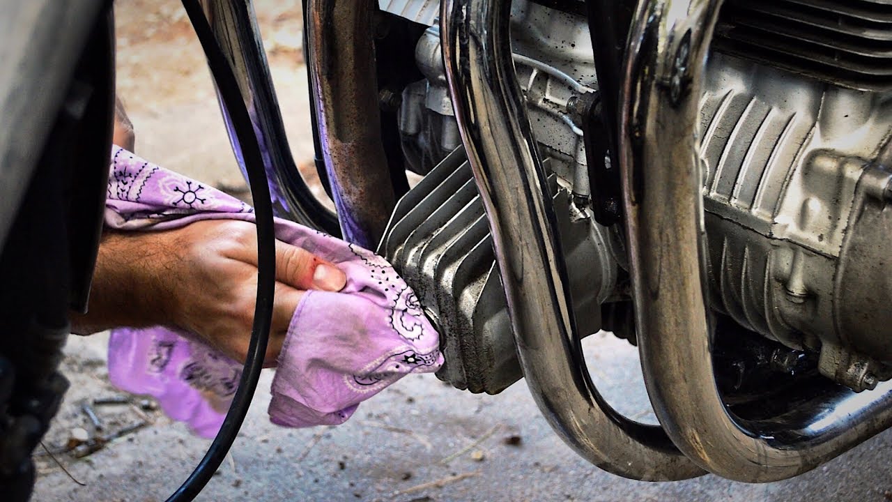 Honda CB650 Oil Change