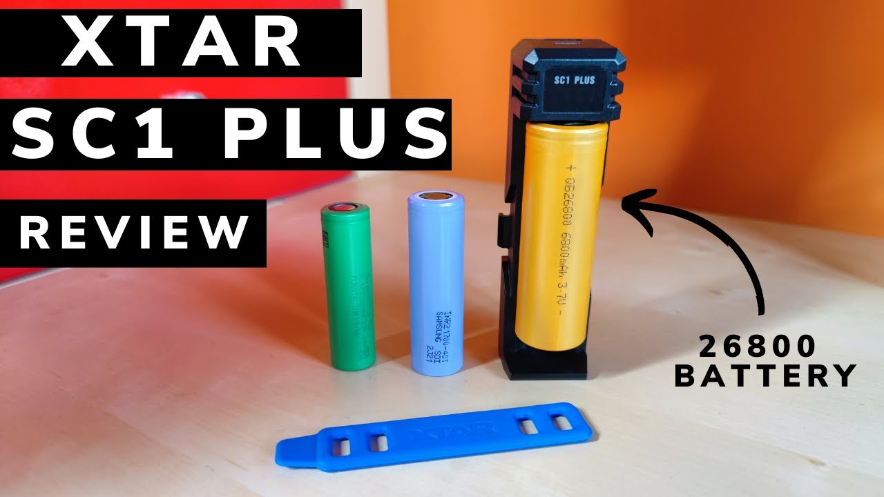 XTAR SC1 Plus charger review | 3A charging | 2A powerbank | 26800 battery fit