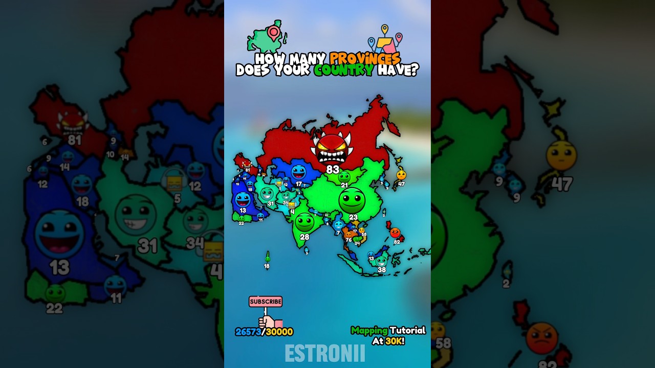 How Many Provinces Does Your Country Have? 