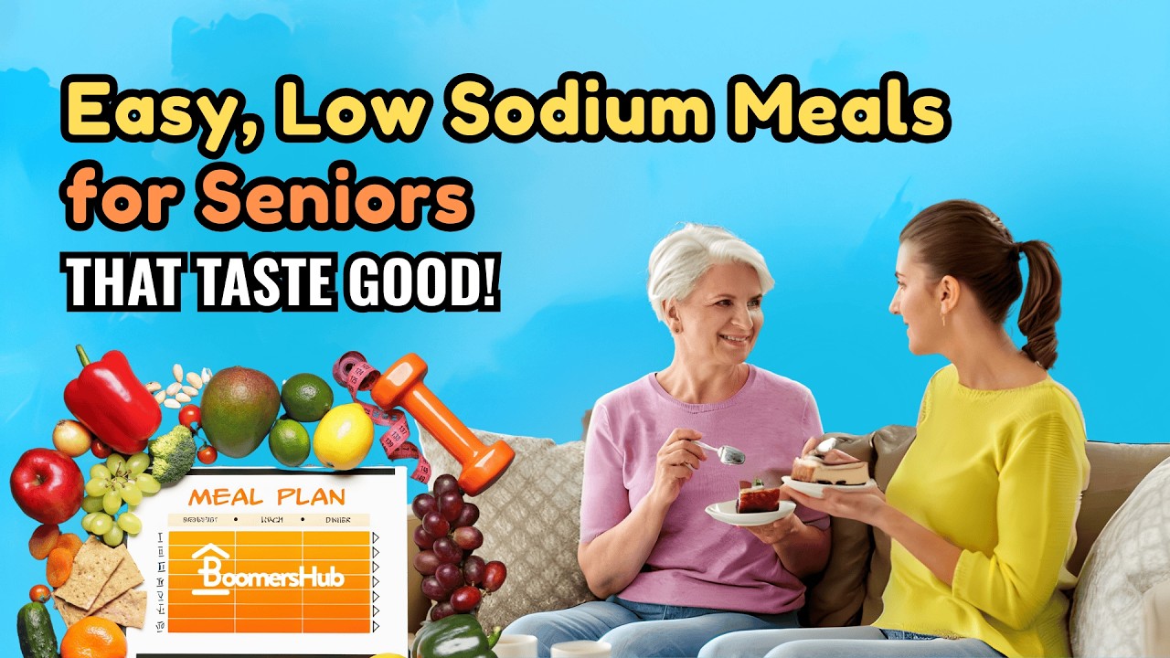 Best & Easy, Low Sodium Meals for Seniors | 7-Day Meal Plan & Recipes!