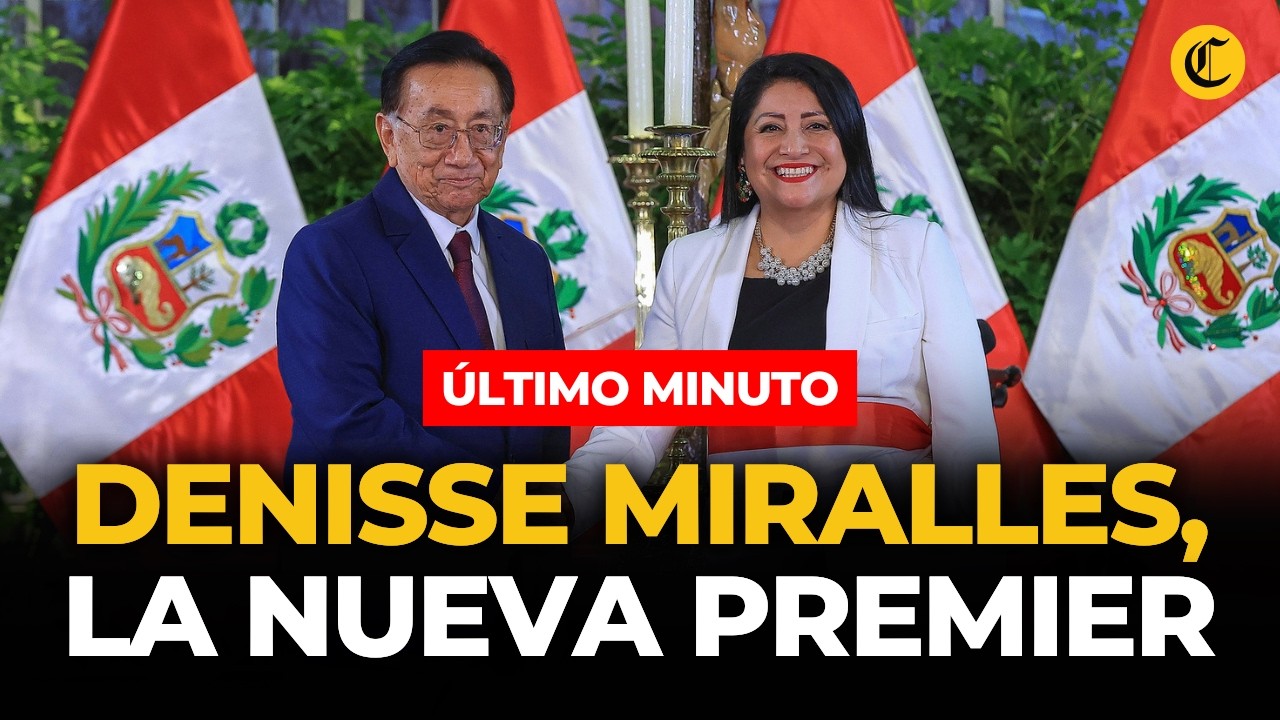 LO ÚLTIMO: DENISSE MIRELLES juramenta como nueva PREMIER de JOSÉ MARÍA BALCÁZAR | El Comercio