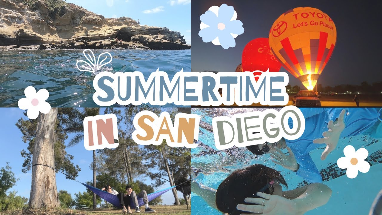 A Long Weekend in SD 🏖️🤿⛺️🏊🏻‍♀️