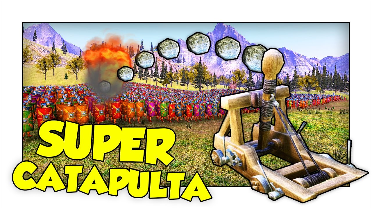 SUPER CATAPULTA MITRAGLIATRICE CONTRO 10.000 LEGIONARI! - Ultimate Epic Battle Simulator ITA (UEBS)
