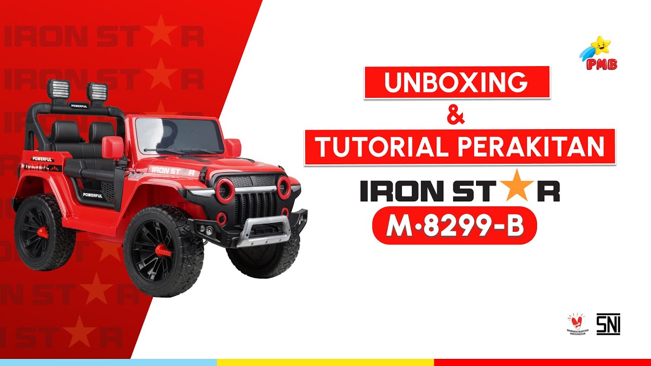 UNBOXING & PERAKITAN IRON STAR M8299-B