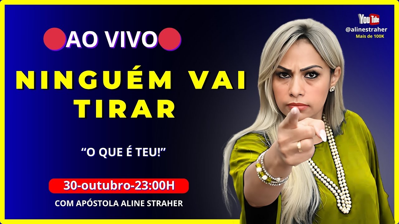 🔴 AO VIVO - Ningu&eacute;m Vai Tirar Aquilo Que &Eacute; Teu! 🙌🔥 @alinestraher