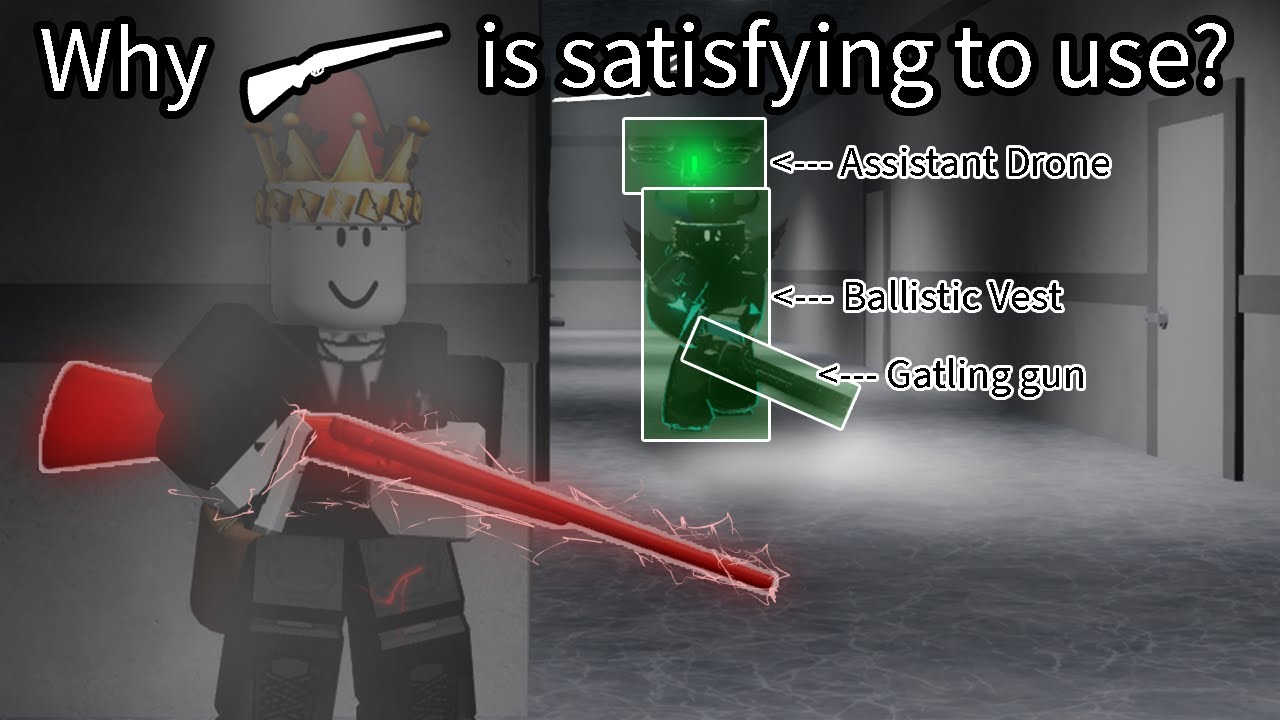 Why Double Barrel Shotgun is so satisfying to use than any other weapon in the game? (Roblox isle)