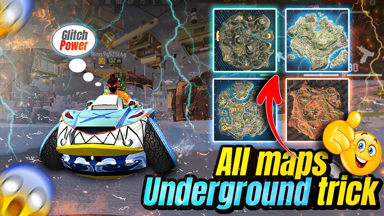 All Map Underground Tricks | Glitch Free Fire | Video N 4 | by Crush