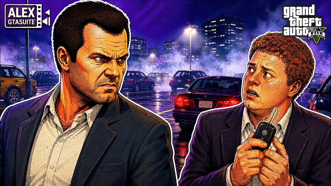 GTA V Cinematic: Jimmy Locks the Car