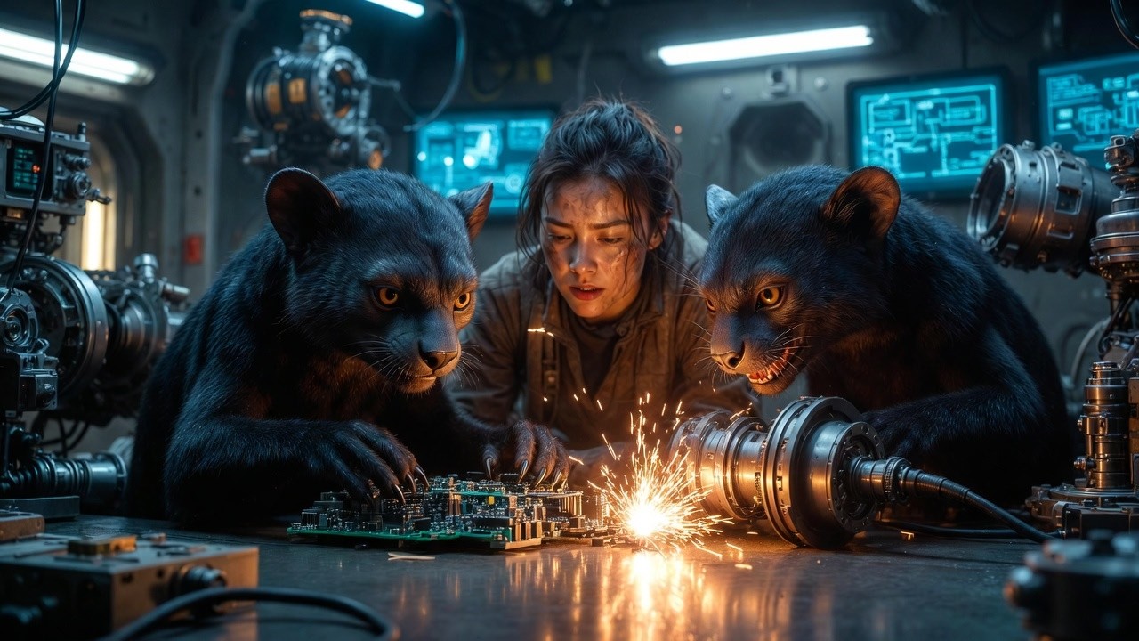 Human Engineer Trains Deadly Predator Cubs on Frontier Station – Unbelievable Story