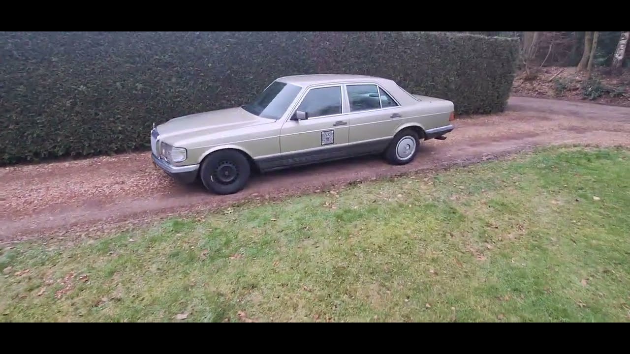 W126 life.  Driving home. 