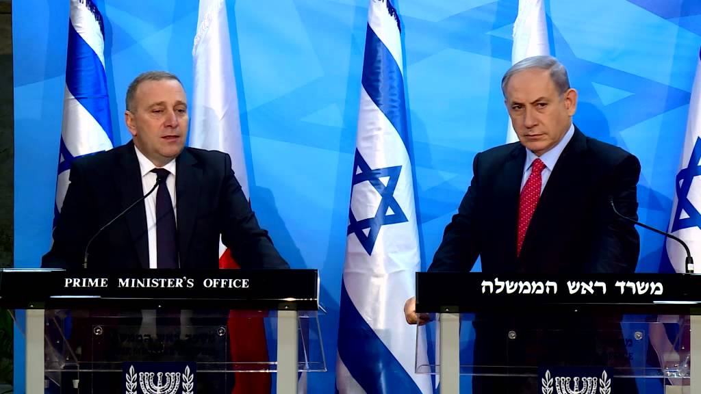 PM Netanyahu Meets Polish FM Grzegorz Schetyna