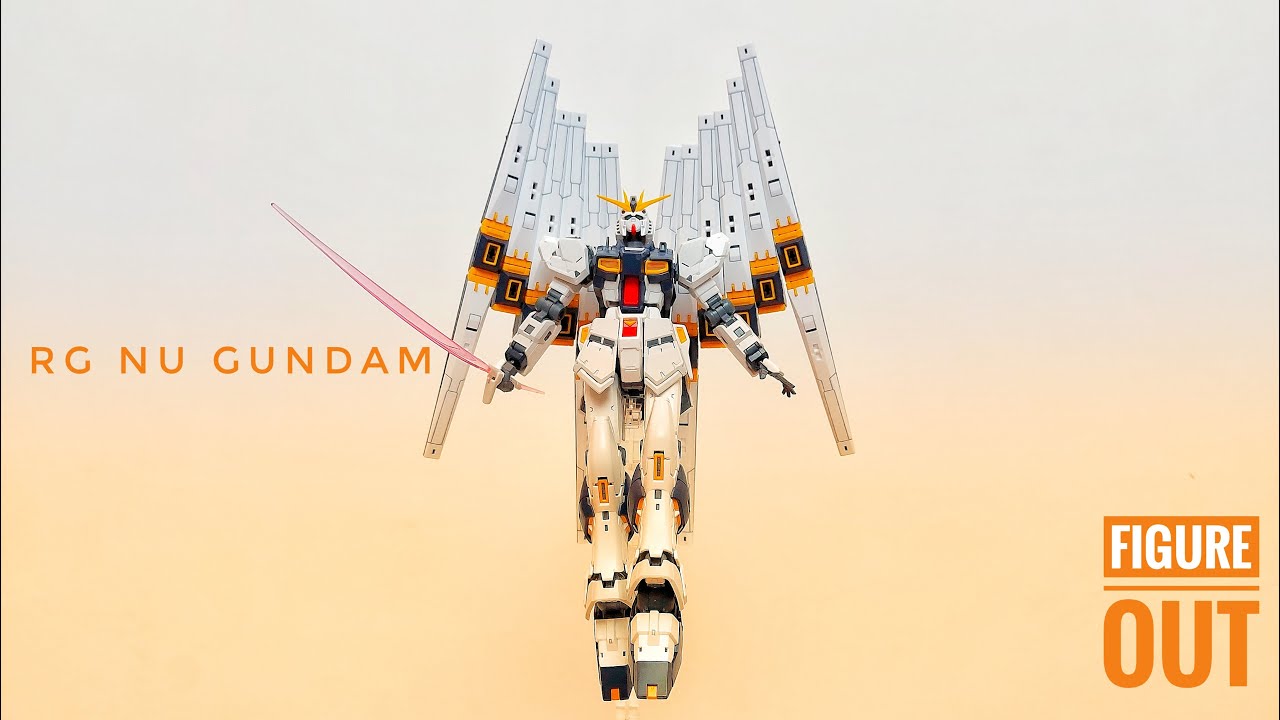 RG Nu Gundam + Double Fin Funnel Expansion Set | Review