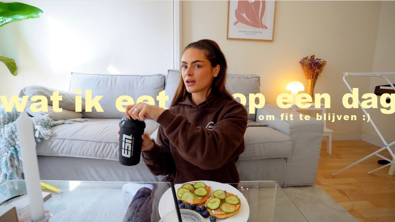 wat ik eet op een dag om fit te blijven! (simpel & high protein)  *in Barcelona*