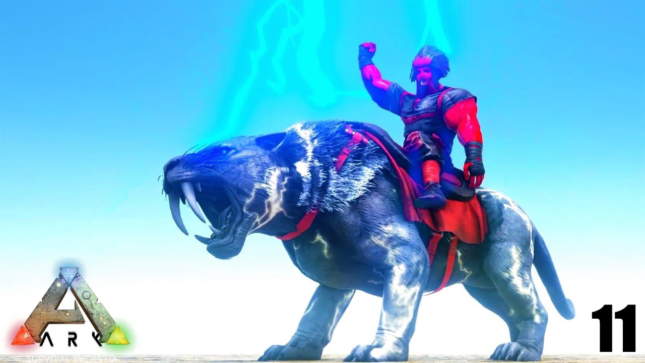 LORD OF LIGHTNING TUMULTUOUS SABERTOOTH !!! ARK Survival Evolved Pugnacia Dinos ARK MODDED E11