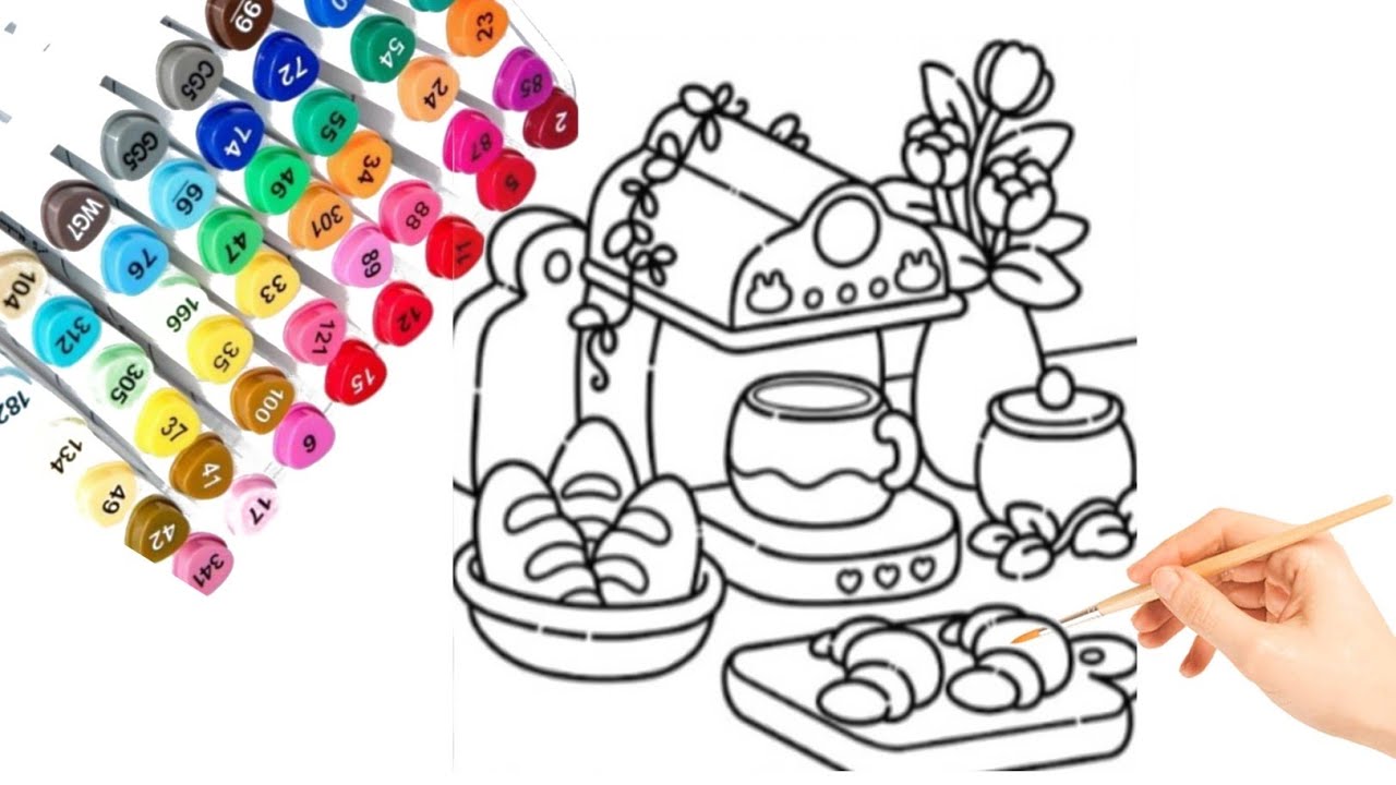 15 Minutes of Pure ASMR 💜 Brack Fast Coloring Pages / satisfying art tutorials 🎨✨- Vol #18