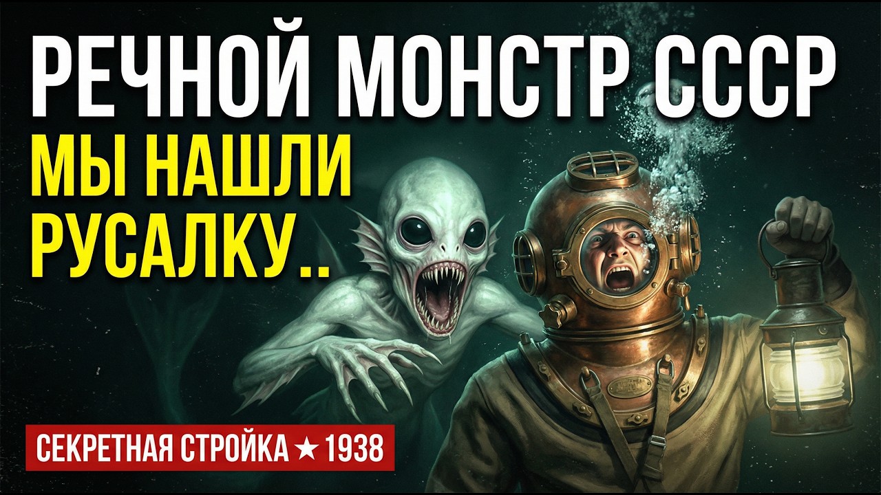 ВОДОЛАЗЫ НКВД ПОЙМАЛИ «РУСАЛКУ» НА ВОЛГЕ. Она съела отряд | Речной монстр