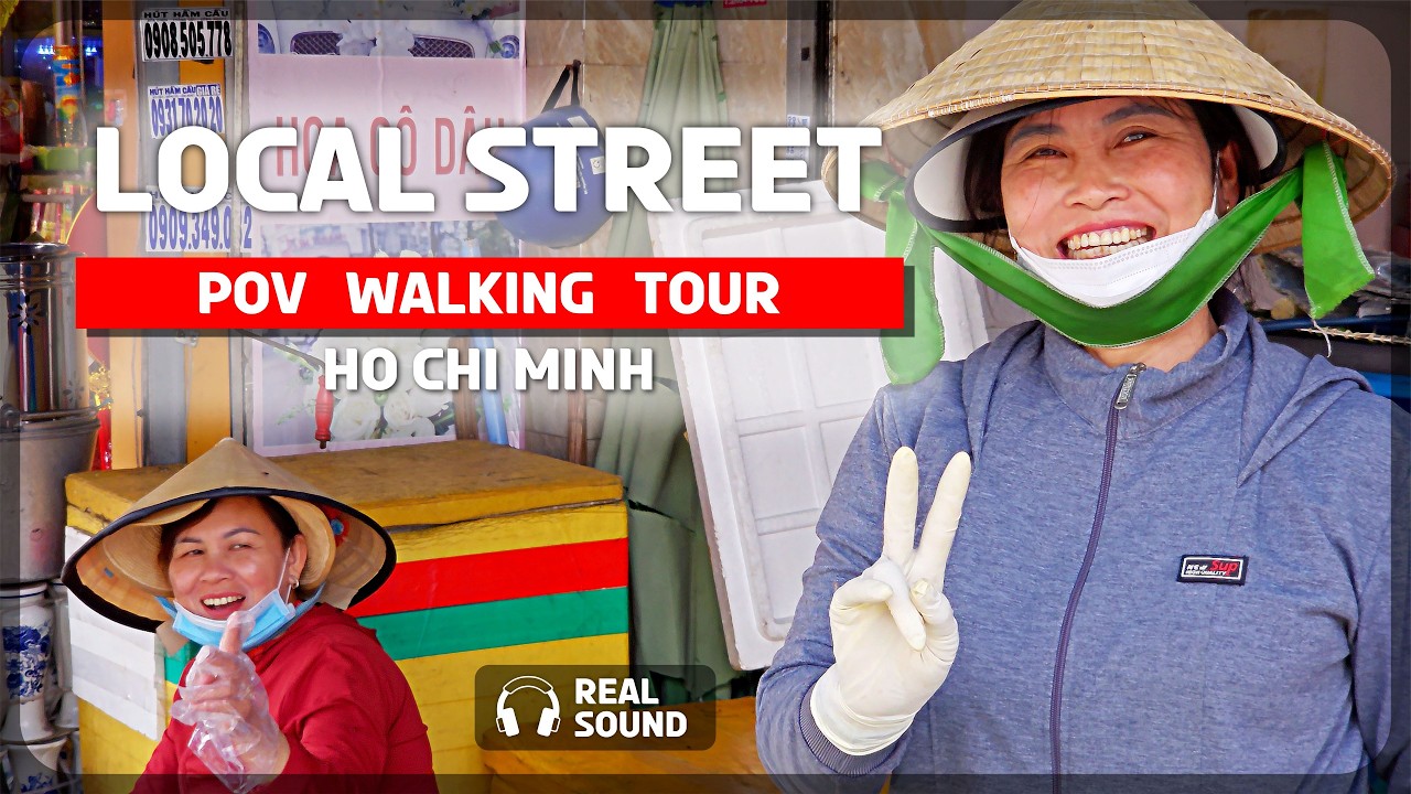 POV WALK Local Street | Ho Chi Minh | Real Sound | No Talking #pov