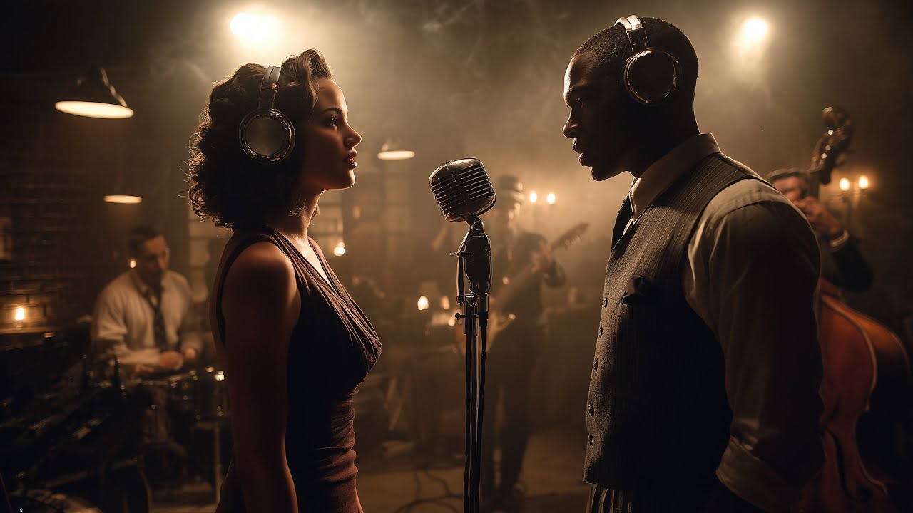 Jazz Duet in the Spotlight | Timeless Romance & Smooth Melodies