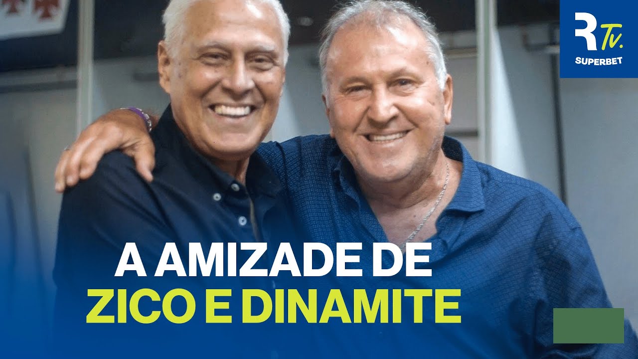 ZICO FALA SOBRE SUA AMIZADE COM ROBERTO DINAMITE MESMO COM A RIVALIDADE ENTRE FLAMENGO E VASCO